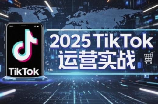 2025TikTok电商运营，掌握TikTok店铺运营核心技巧，实现低成本高转化-联合微创