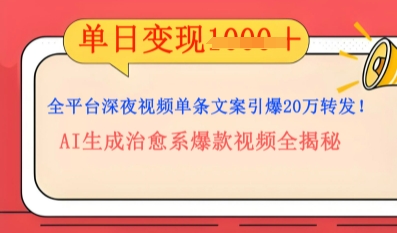 全平台深夜文案新风口：DeepSeek生成百万播放量金句，治愈系内容涨粉速度快4倍-联合微创