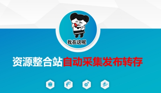 资源整合站自动采集发布转存，解放双手-联合微创
