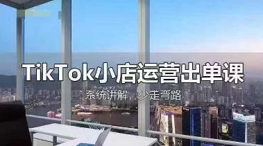 TikTok小店运营出单课，从开店选品、运营出单、发货回款，进行全流程讲解-联合微创